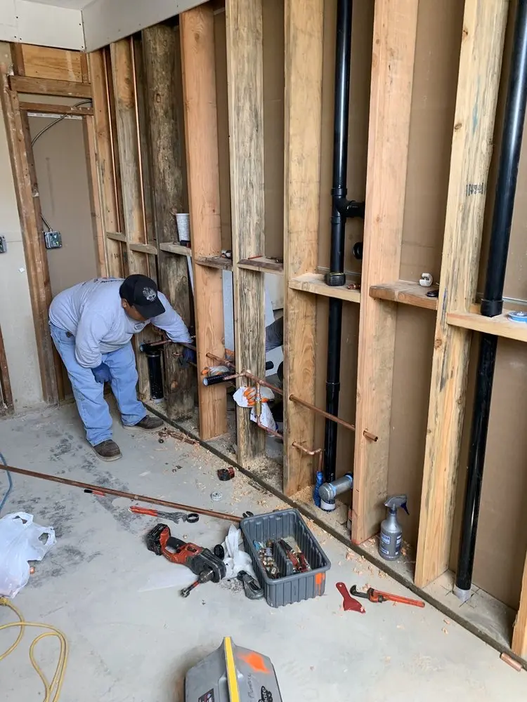Commercial rough-in plumbing for Gas Line Repair in Saint Louis